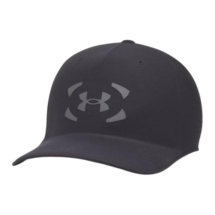 

Under Armour Breathable Lightweight Design Nylon Duckbill Cap Unisex caps Black Reflective 6010167-001 L/XL