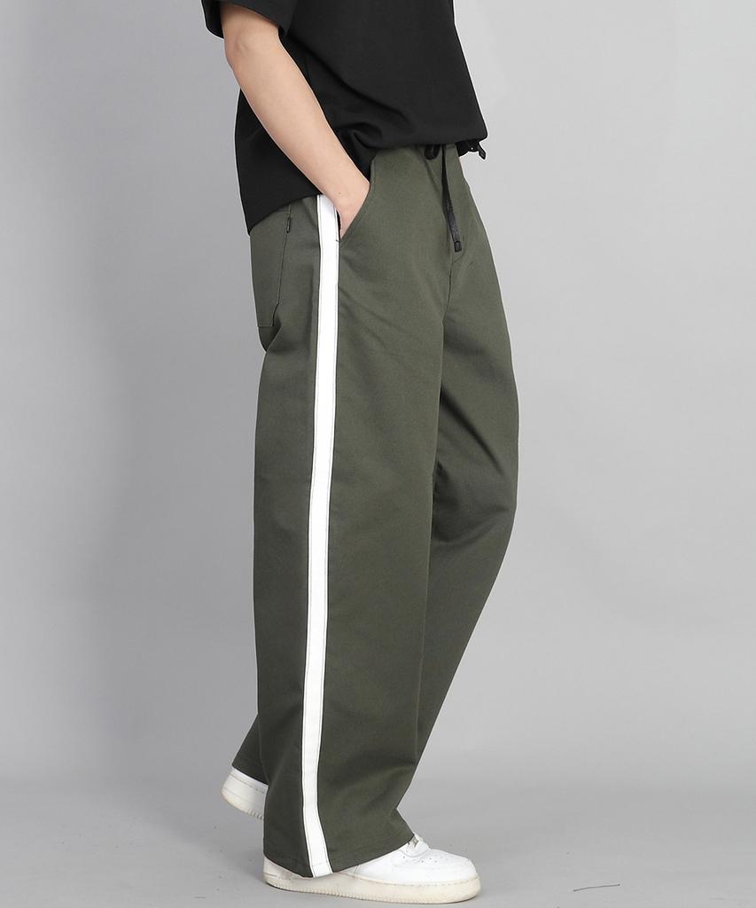 Seinteukeulu White P-Line Ex Wide Pants Plw-341 Khaki
