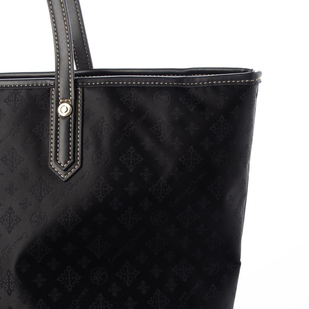 Christian Olivier 7920 Tote Bag, A4 Size, Jacquard Weave, Water-Repellent (Ink Navy)