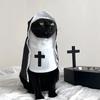 Whimsically Pet Nun Cloak Robe Dress Halloween Costume Parties Supplies For Dog Cats Photoshoots Fun Cosplay Outfits