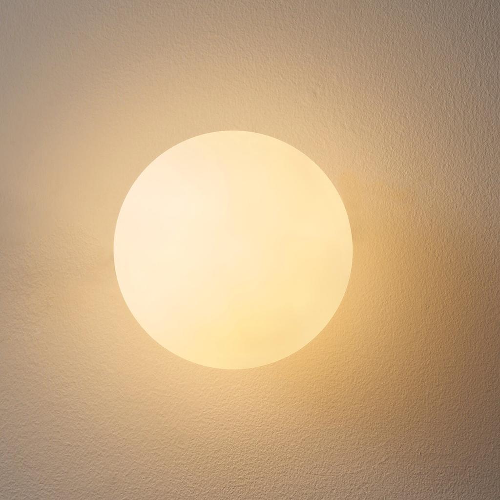 Modern simple G9 wall lamp white mushroom head wall lamp aisle balcony living room bedroom bathroom mirror headlight with bulb