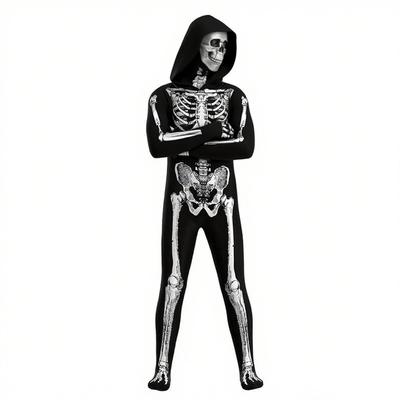 Halloween Costume Spoof Skeleton Bodysuit Cosplay Costume