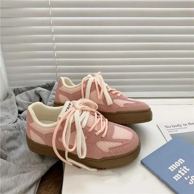 Spring and summer 2025 new retro thin casual breathable mesh board shoes German training shoes versatile and lightweight sports board shoes