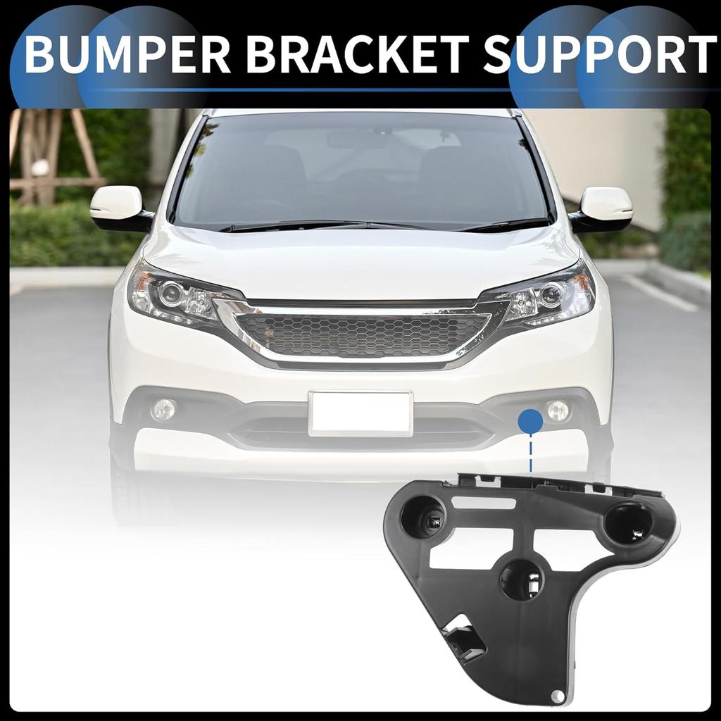 Bumper Support Bracket, Right Side Front Bumper Retainer Bracket Hold Mount No.521150C060 for Toyota Tundra 2007-2014 ABS Black, 1 Pc
