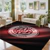 Girona FC Design Crystal Velvet Rug Soft Decorative Mat for Bedroom Entrance