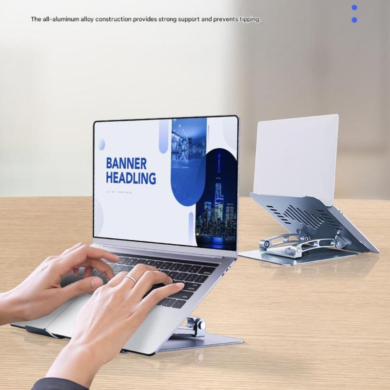 Tablets Holder Stand 360 Degree Rotatable Portable Foldable Desktop Bracket Support For Tablets Laptop Desktop Holder