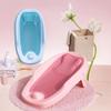 Portable Foldable Baby Bath Net and Mat Holder for Newborns