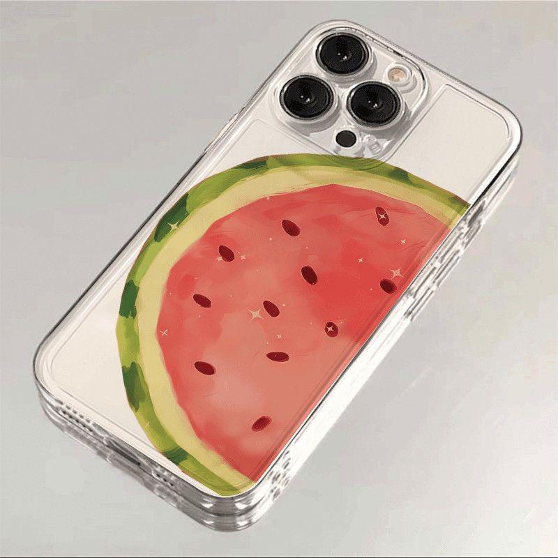 

Крутой летний чехол для телефона с арбузом для iPhone 16 15 11 12 14 13 Pro Max Mini X XSMax XR 7 8 Plus SE4 16e Милые чехлы Funda iPhone 13