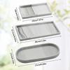Bathroom Vanity Trays Silicone Kitchen Sink Countertop Dish Soap Sponge Storage Tray Toilet Tank Oval Storage Tray Home Decor