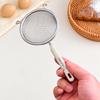 Fine Mesh Filter Spoon 304 Stainless Steel Flour Sieve Reusable Colander Soybean Milk Juice Strainer Kitchen Utensils