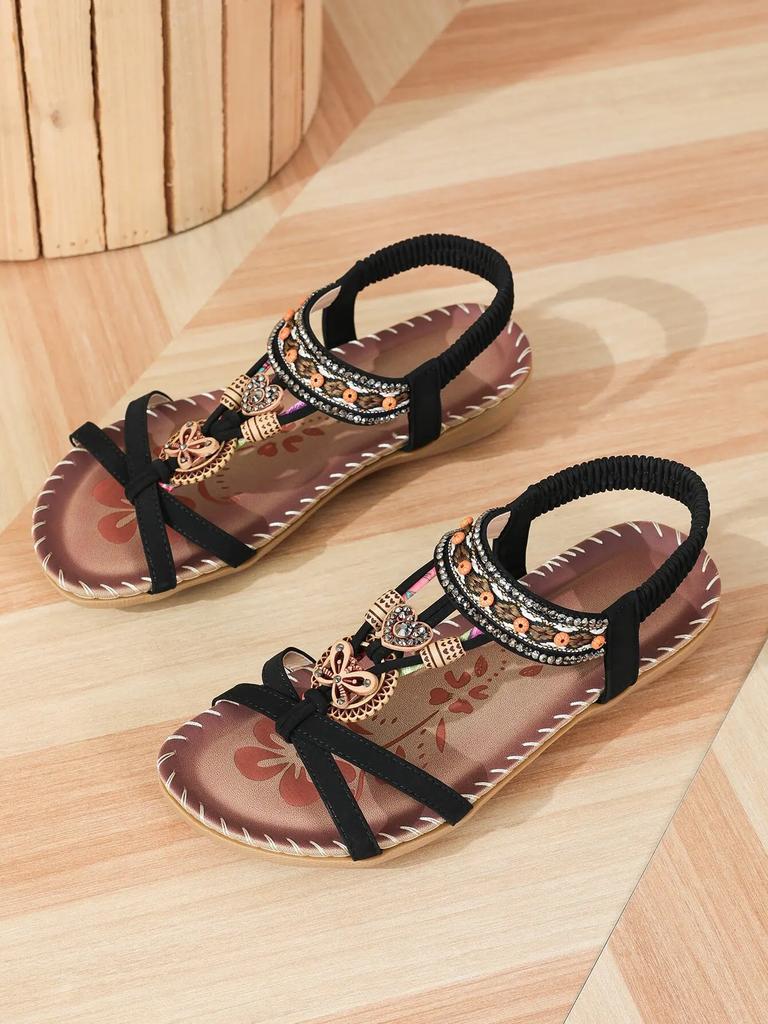Women's Sandals High Quality Summer Sandals For Woman Shoes Summer Footwear Bohemia Sandalias De Mujer New Flat Sandals Women