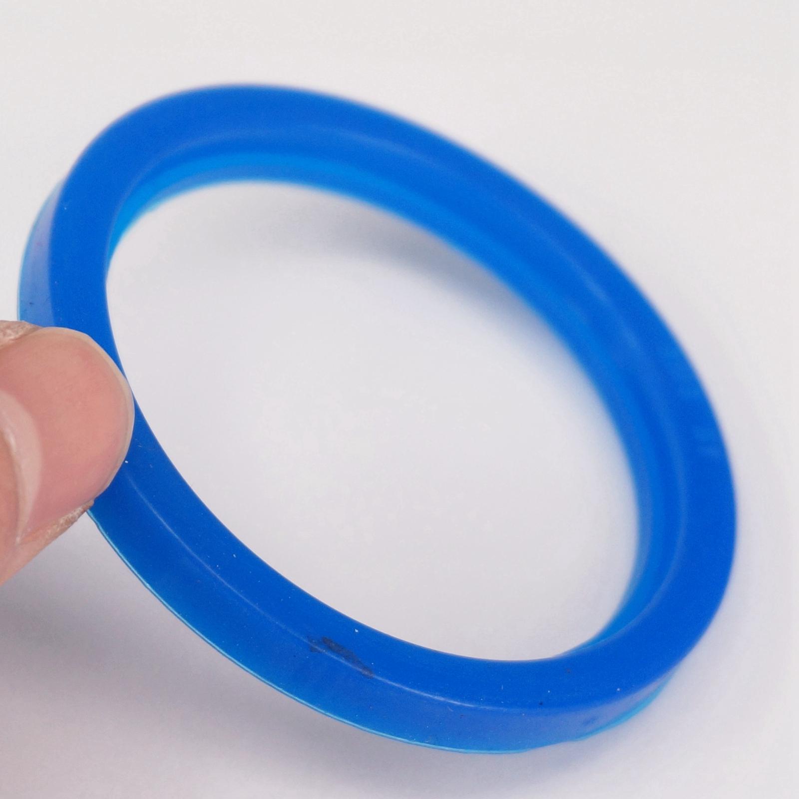 

5pcs Fit 19/25/32/38/45/51/57/63/76/89/102/108mm O/D Sanitary SMS Socket Union Blue Silicone Flat Gasket Ring Washer Fit Socket OD 19mm