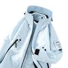 Big Brand Women's Blue 3-in-1 Jacket - Spring/Autumn 2026, Windproof & Waterproof Mountaineering Outerwear