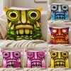 Pop-Parkour Game Temple Run-A Pillow Case Anti-dustmite Pillowcase Invisible Zipper Silky Short Plush Sofa Cushion Cover