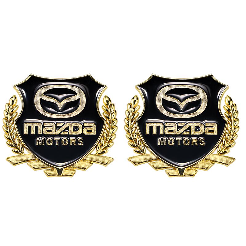 

2025 Горячие 2 шт. Металлические автомобильные наклейки Mazda Эмблема Знак Автоаксессуары Для MazdaSpeed 2 3 5 6 Atenza CX80 CX70 CX90 CX3 CX5 CX8 MX3