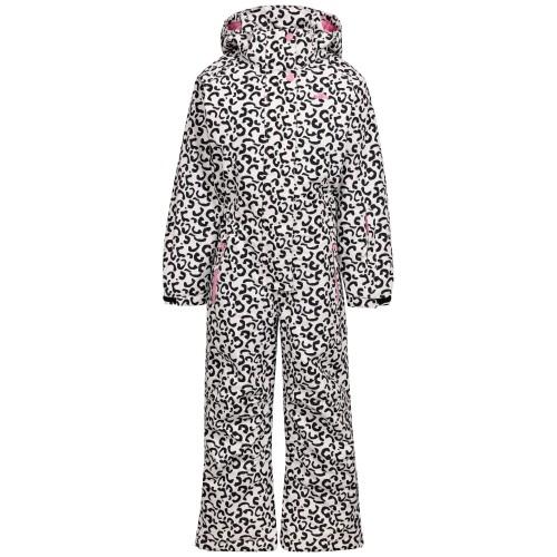 Trespass Girls Heysen Leopard Print Ski Suit