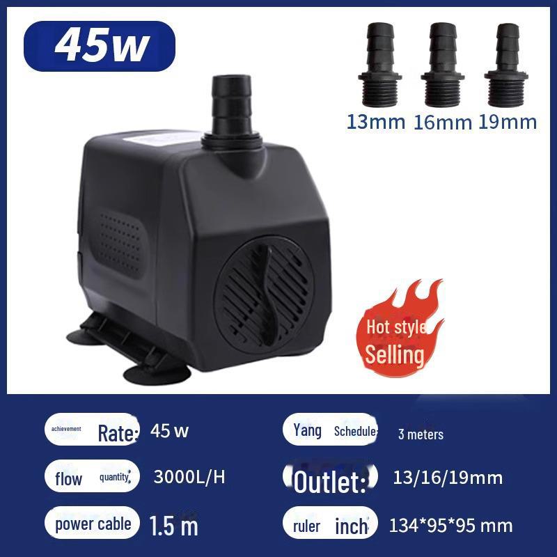 Silent Water Pump for Bonsai Fish Tank and Small Pond Fountain