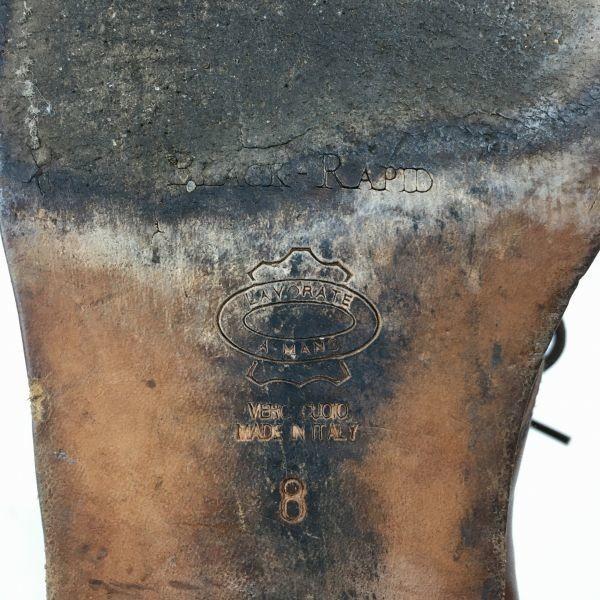 BLACKRAPID Made in Italy Vollleder Chukka Boots Braun Größe 8 26,5 Herren(GEBRAUCHT)