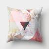 Creative Home Pictures Pillowcase Office Geometric Striped Flywheel Pillowcase Car Waist Pillowcase