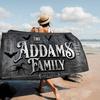 Classic movie T-The A-Addams F-Family Wednesday Big Microfiber Beach Towels Quick Dry Towel Sand Beach Towels Pool Towel