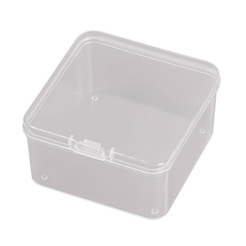 5.5 High Transparent Plastic Small Square Box, Earplug Box, Jewelry Storage Box, Spare Parts Box, Jewelry Beaded Fishing Gear Box.