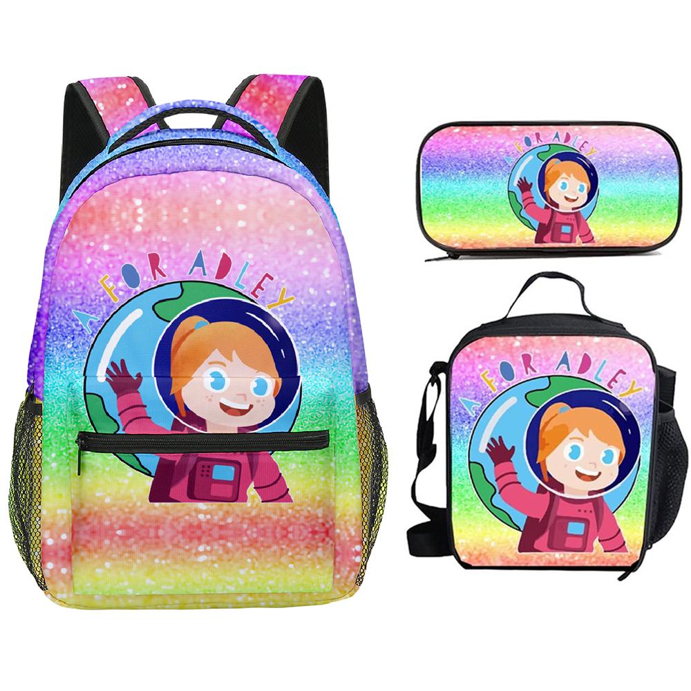 Traditional Creative Cool Genshin Impact Laptop Rucksacks pupil Schoolbags Print Oxford Water-resistant Boys/Girls Laptop Backpacks