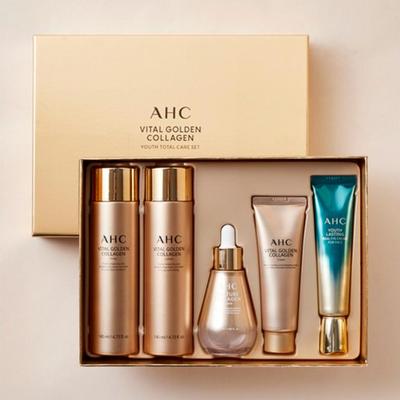 Vital Golden Collagen Special Skin Care Kit: Tonic 140ml, Lotion 140ml, Cream 50g, Ampoul Care 50ml, Eye Cream 30ml