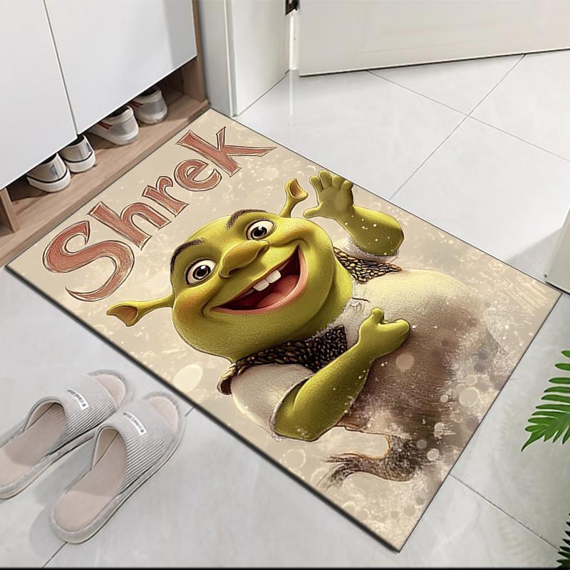 Shrek Printed Carpet, for Office Chair Living Room Bedroom Kitchen Room Decor Gifts.