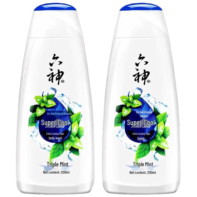 Liushen Invigorating Cool Shower Gel Twin Pack