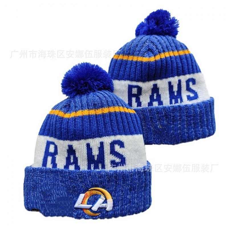 2026 Winter Warm Knit Hat Embroidered Sports Team Cap Men Women