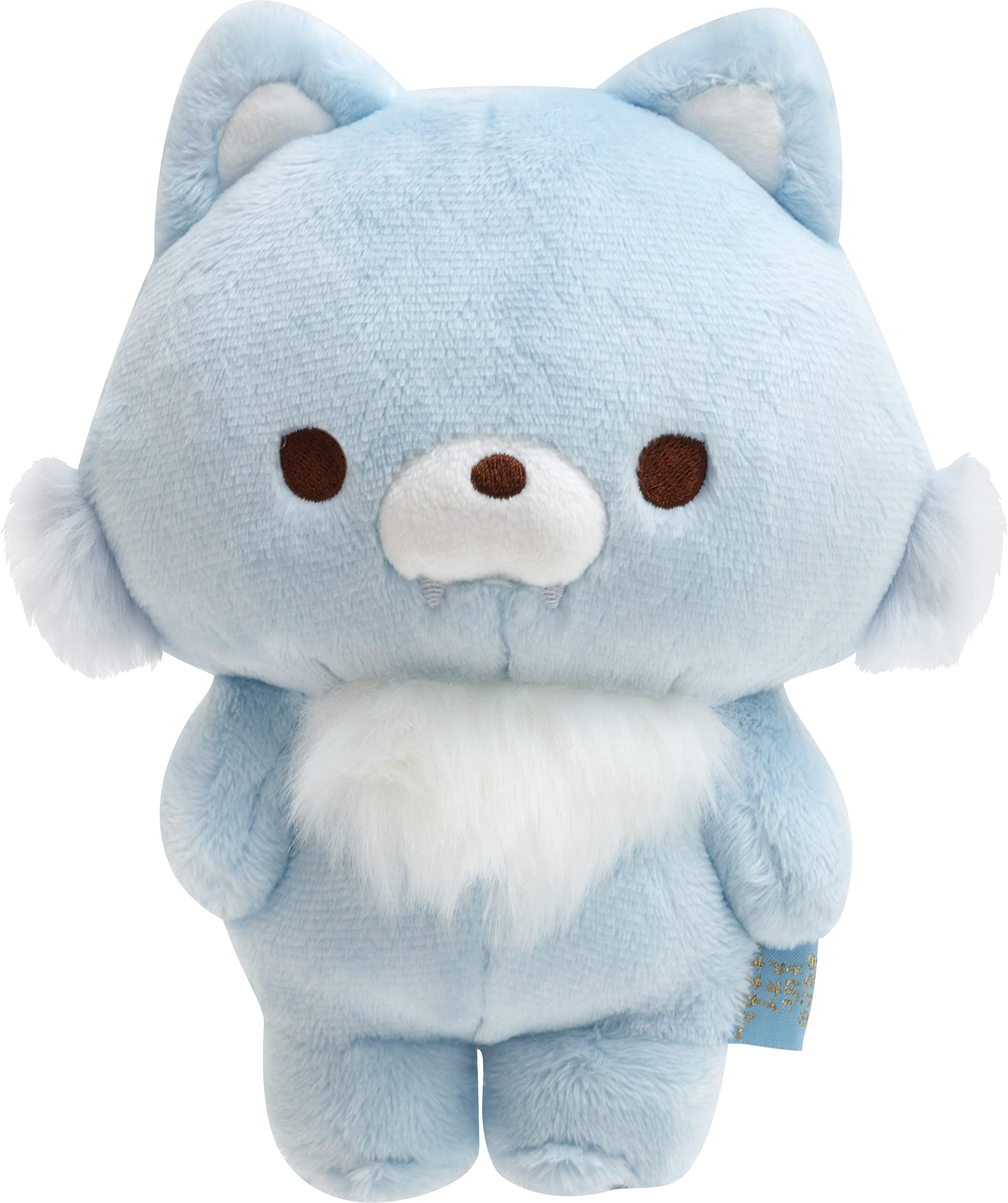 

Rilakkuma posing stuffed toy blue wolf MF45301