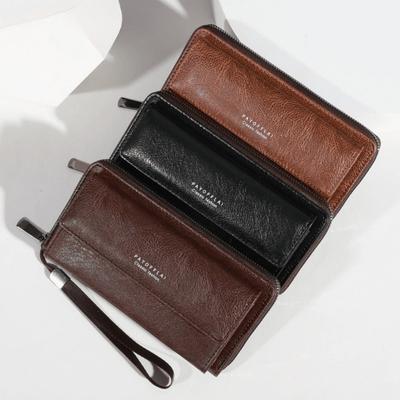 New Men's Wallet, Multi-card Position, Long Wallet, Large Capacity Clutch Bag, Mobile Phone Change Bag, Urban Simplicity