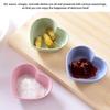 Tableware Bowl Heart Shape Lightweight Seasoning Bowl Food Sauce Dish Appetizer Plates For Kitchen Tools Kitchen Accessories