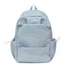 Schoolbag new large-capacity schoolbag female high school students simple and versatile campus niche high-value embroidered backpack backpack