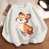 Cute Little Tiger Hoodie for Children, Casual Jacket for Boys and Girls Spring and Autumn