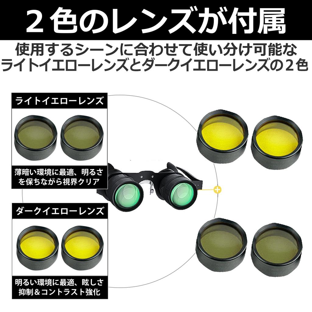 EdisonBrain Opera Glasses, 10x Telephoto Binoculars with Two-Color Polarized Lenses, Adjustable Eye Width, Ideal for Fishing, Concerts, Sports, and