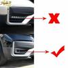 Black Front Fog Light Bumper Lamp Cover Trim Fit For Honda CR-V CRV -