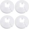 4pcs PP Plastic Easy Installation Water Pipe Angle Valve Collars 20mm Drainage Pipe Cover  Worker