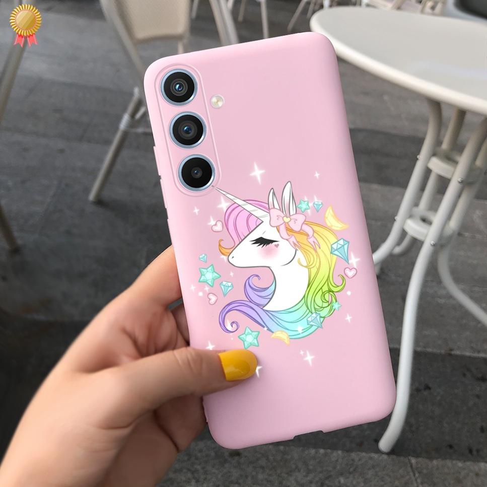 For Samsung Galaxy A24 A 24 4G Case Cute Shockproof Silicone Cartoon Back Cover For Samsung A24 SM-A246M A 24 Funda