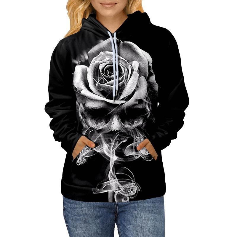 Spring Autumn 3D Printed Sportswear Women's Trendy Personalized Hoodie Hoodies & Sweatshirts (women’s)