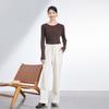 JOY SPEAKER Women's Autumn Casual Loose Straight-Leg Pants YXN3832