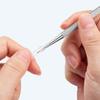 Double Ended Cuticle Pusher Remover Cleaner Nail Art Dotting Pen Stainless Steel Manicure Pedicure Nail Art Care Tool