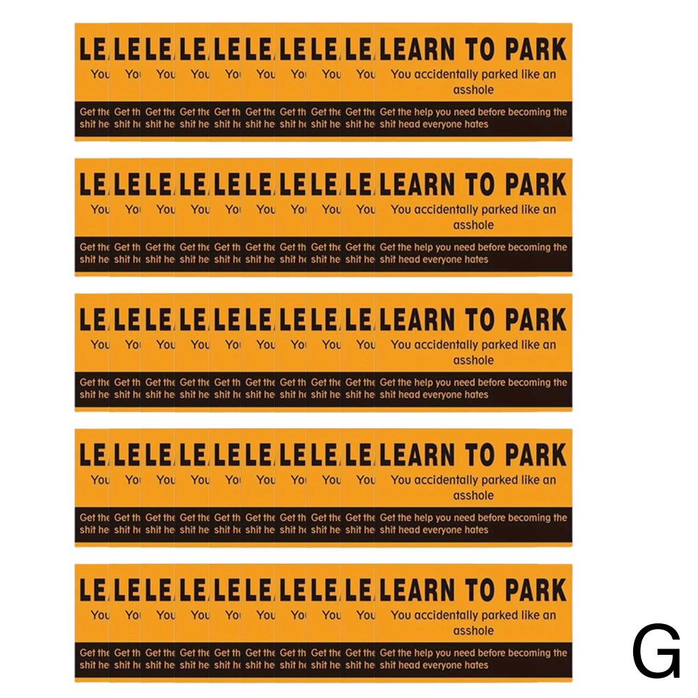 50 Bad Parking Cards For Funny Parking Violation Prank Notifications, Funny Parking Violation Tickets Bad Parking Cards