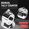 4 Digit Hand Tally Counter Mechanical Digital Counting Device New Clicker Counter