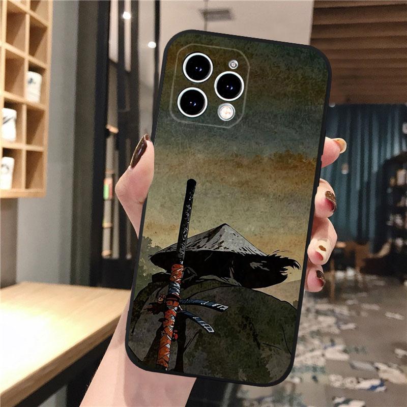 Japanese Samurai Sword Phone Case For Iphone 17 Pro Max 17 Pro Air 16 15 14 13 Pro Max 15 16 Pro 15Plus
