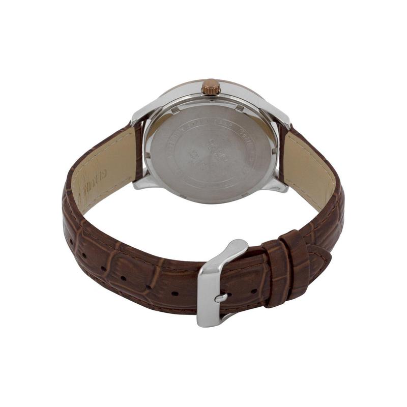 Casio Fashion and Casual Quartz Movement Leather Strap Japanese and Korean Watch Men's Watch White Dial BEM-302L-7A