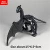 MOC Bricks DIY Dark Messenger Magicians Group Skull Skeleton Horse Thestrals Accessories Assembled Building Blocks Kids Boys Toy