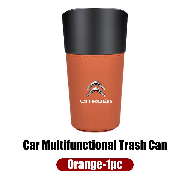 Auto Multifunktion Leder Wasserbecherhalter Aufbewahrungsbox Eimer Für Citroen C4 C3 C5 C1 C2 Berlingo Celysee Cactus Picasso Aircross