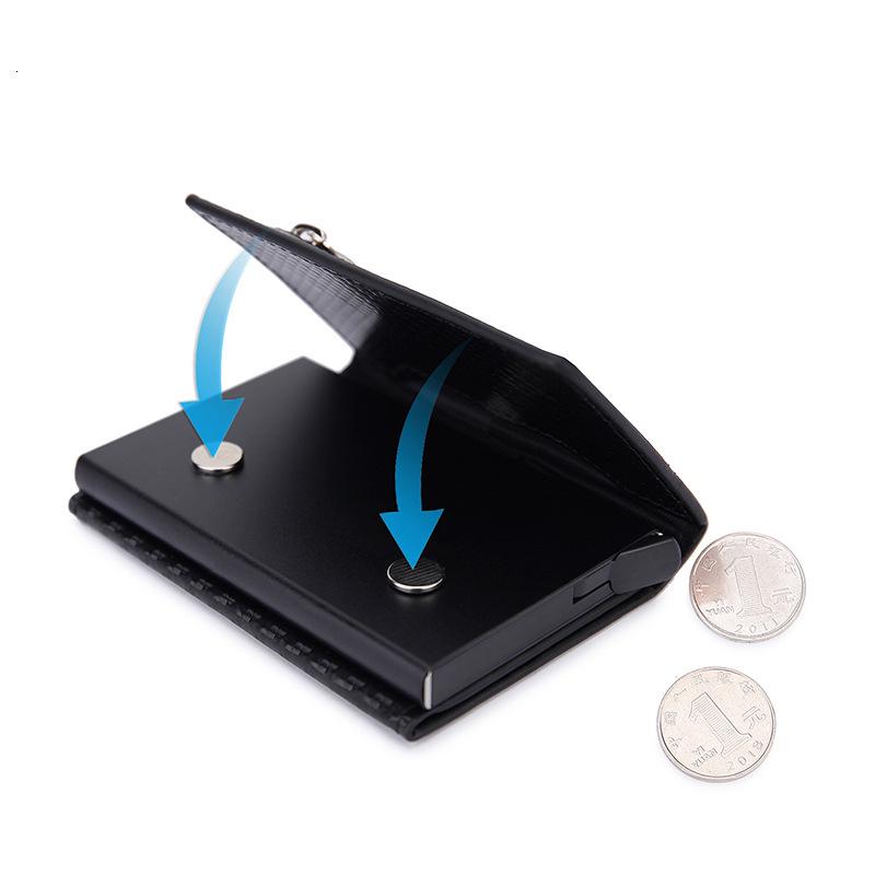 Men's RFID Anti-Theft Multifunctional Short Wallet with Large Capacity and Magnetic Card Holder