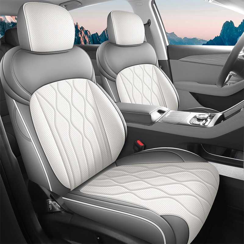 

Geely Galaxy Star 6-Seat Covers: All-Season Full Surround Leather Cushions for 26 Models 5 Seats [Front Full, Rear Partial]